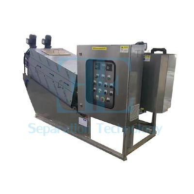 Presión a tornillo de lodo seco 24 kg/H-40 kg/H Máquina de presión a tornillo de deshidratación
