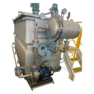 Sistema de tratamiento de agua DAF de 50L/H 5.5kw Unidad de flotación de aire disuelto con bomba