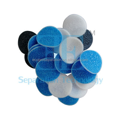 Mutag Biochip MBBR 30mm Dia MBBR de uso gratuito Medios de filtro 500L / hora