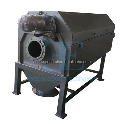 0.75kw pantalla de tambor giratorio alimentada internamente para tratamiento de aguas residuales 1000Kg de peso