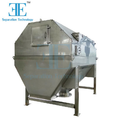 0.75kw pantalla de tambor giratorio alimentada internamente para tratamiento de aguas residuales 1000Kg de peso