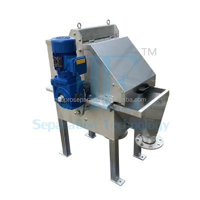 DN150*2 Flange de descarga de acero inoxidable, pantalla de tambor rotativo para el tratamiento de aguas residuales
