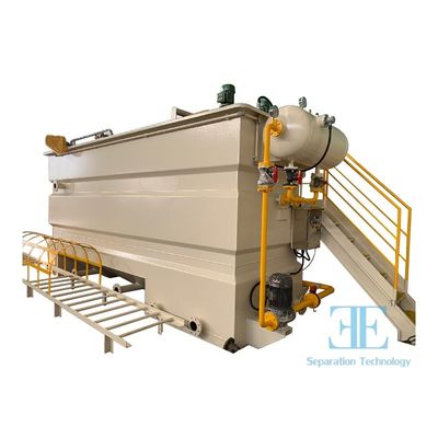 Flotación de aire disuelto estándar ISO con control PLC de potencia de bomba de 3.75kw