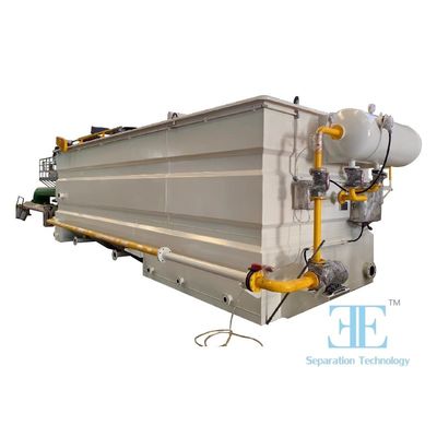 Flotación de aire disuelto estándar ISO con control PLC de potencia de bomba de 3.75kw