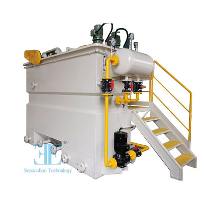 Eficiencia de alta flotación de aire disuelto DAF 5m3/h Control automático eléctrico