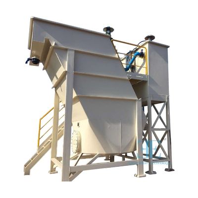 Solución de tratamiento de agua estructura simple sistema de clarificación de lamella con capacidad de 20-100m3/h