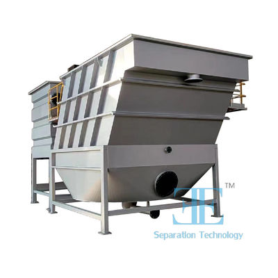 Sistema de aclaración industrial de la lámina con control PLC Blanco y peso vacío de 4500-9500 kg