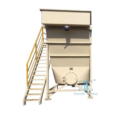 Equipo de tratamiento de agua de fácil mantenimiento Sistema de clarificador de lamella con sistema de control PLC 0.55kw