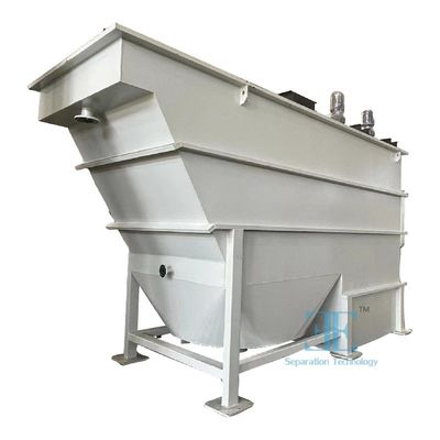 Tratamiento de aguas industriales Sistema de clarificación de placas de lamella 21500 kg Peso de operación