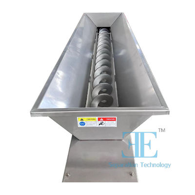 Presión de tornillo 300 mm Especificación del eje Máquina de deshidratación de lodo para después del servicio
