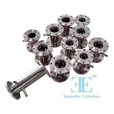 Mezclador estático de acero inoxidable para mezclar y controlar la temperatura hasta 300 ° F