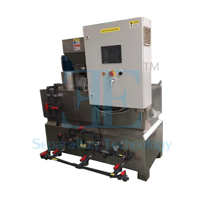Sistema automático de dosificación de 2000L/h con control de pantalla táctil PLC y agitador de almacenamiento