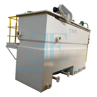 La eliminación de SS y BOD se hace fácil con flotación de aire disuelto 7600*2800*2260mm 0.55kw Potencia del agitador floculado