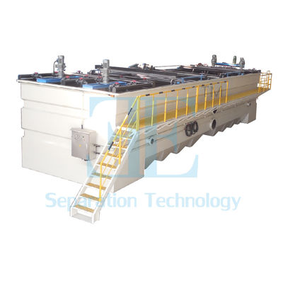 0.8kw Skimmer Flotación de gas disuelto para el tratamiento de la carga de lodo alta hasta 70 kg/m2.h