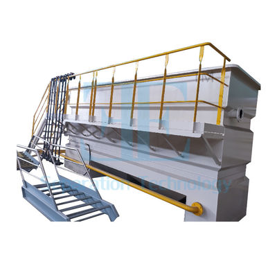 Proceso de tratamiento del agua Flotar con aire disuelto con sistema de control PLC o manual