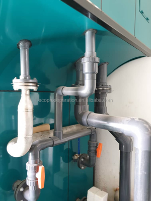Sistema de electrocoagulación industrial SUS 304 para tratamiento de aguas residuales de 40 m3/h