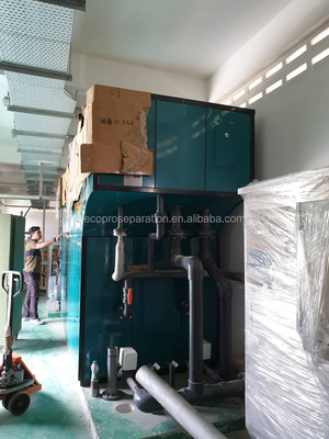 Ahorro de energía 220 V Electrocoagulación industrial Sistema de tratamiento de aguas residuales 0,5 m3/h