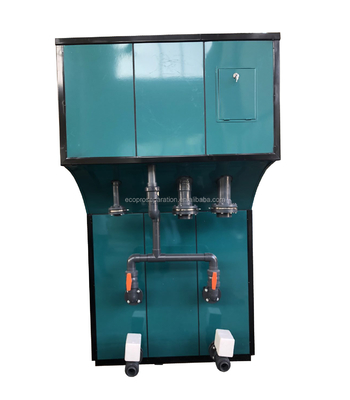 Sistema de electrocoagulación 0,5 m3/h Tratamiento de aguas residuales con ánodos de hierro de aluminio