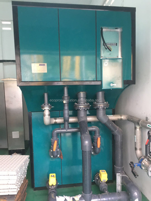 Sistema de electrocoagulación de 30 m3/h para el tratamiento de aguas residuales