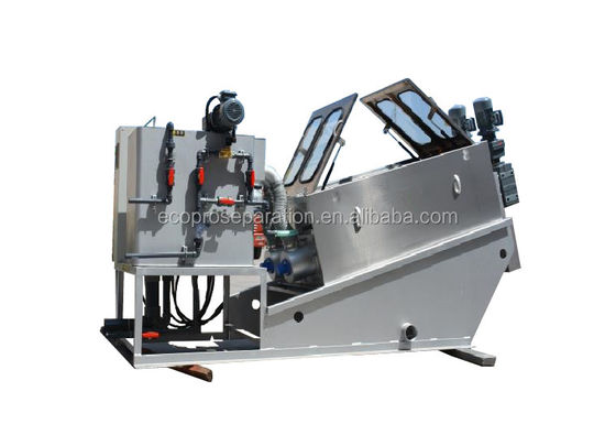 Máquina de deshidratación de lodos de prensa de tornillo para el tratamiento de aguas residuales industriales