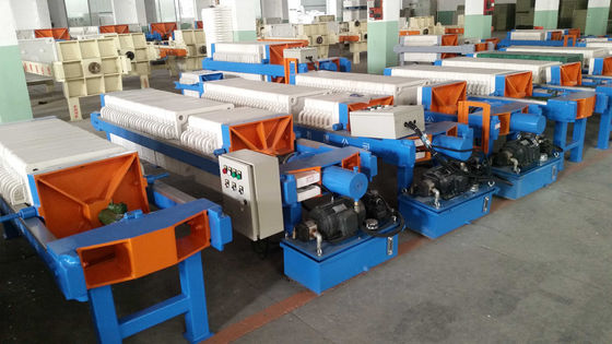 Presión de filtro de deshidratación manual de lodos 2m2 220V-415V