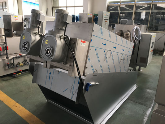 Máquina de deshidratación de lodo por presión de tornillo 2,4-30 m3/h SUS304