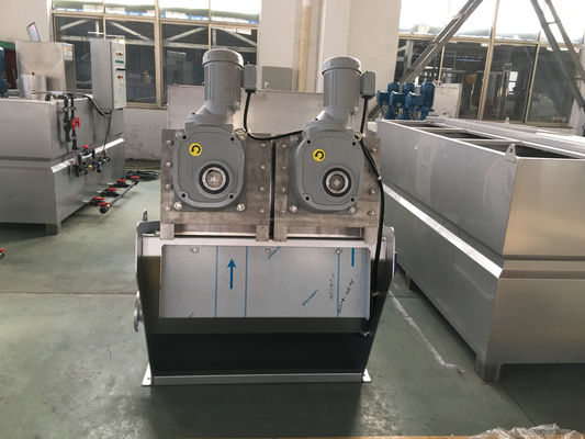 Máquina de deshidratación de lodo por presión de tornillo 2,4-30 m3/h SUS304