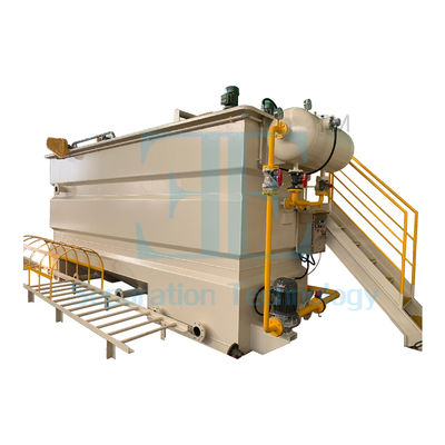 Ecopro DAF System Dissolved Air Flotation Machine with 5m3/H Capacity 0.55kw Air Compressor and 3kw Dissolved Pump Power for Industrial Waste Water Treatment